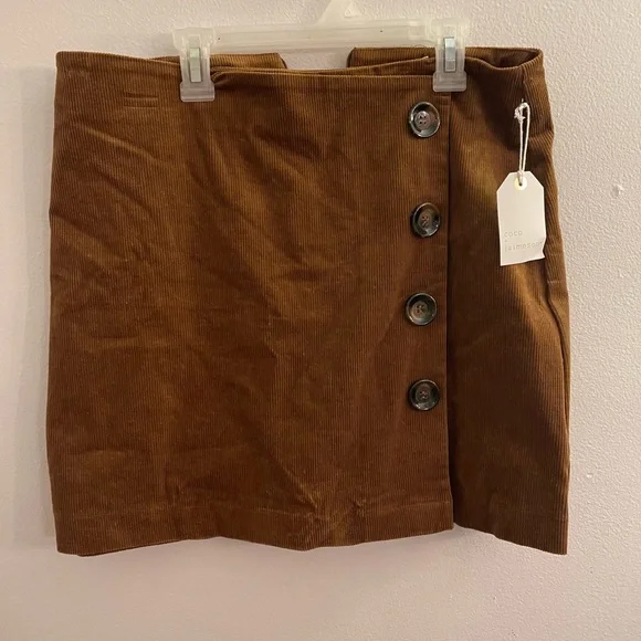 Franscesca’s Brown Skirt! NWT! Large! - Picture 1 of 5